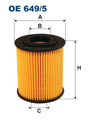 Alyvos filtras FILTRON OE 649/5