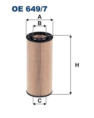 Oil Filter FILTRON OE 649/7