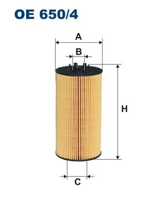 Оливний фільтр FILTRON OE650/4