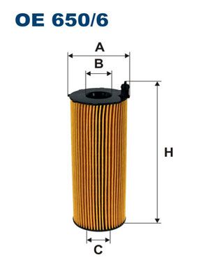 Оливний фільтр FILTRON OE 650/6