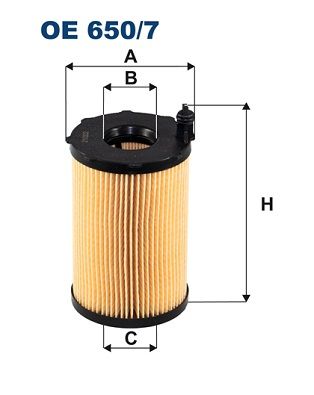 Oil Filter FILTRON OE650/7