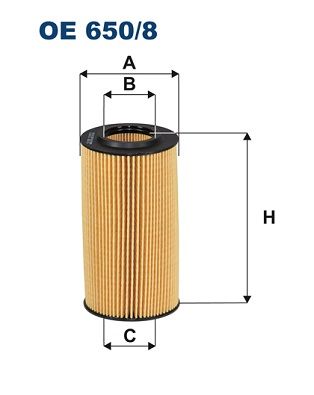 Оливний фільтр FILTRON OE 650/8