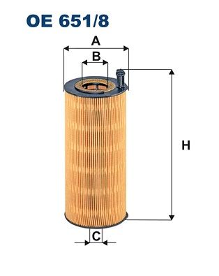 Oil Filter FILTRON OE 651/8