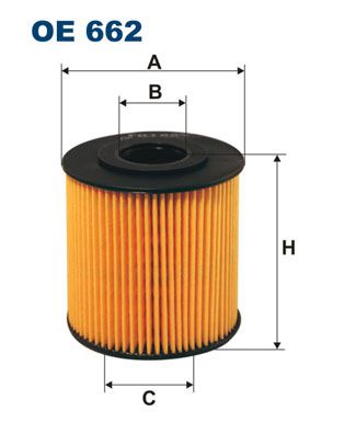 Alyvos filtras FILTRON OE 662