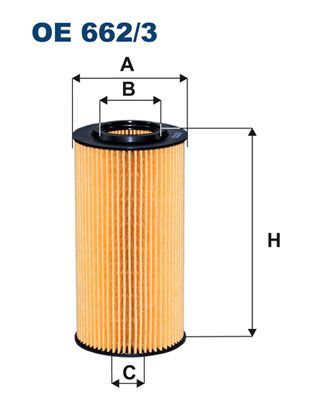Alyvos filtras FILTRON OE 662/3