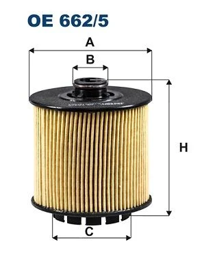 Alyvos filtras FILTRON OE662/5