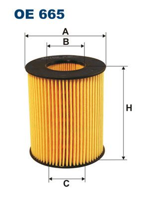 Alyvos filtras FILTRON OE 665