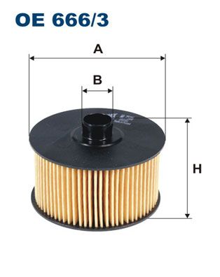 Alyvos filtras FILTRON OE 666/3