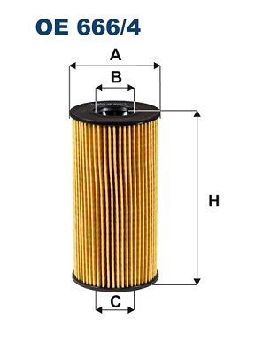 Alyvos filtras FILTRON OE 666/4