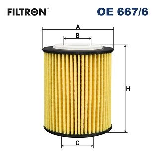 Alyvos filtras FILTRON OE 667/6