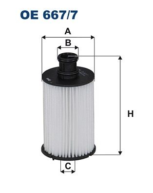 Alyvos filtras FILTRON OE667/7