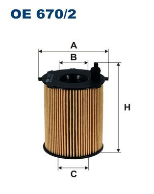 Alyvos filtras FILTRON OE 670/2