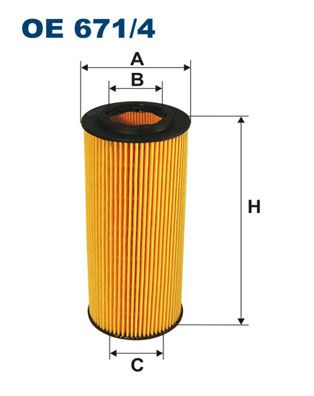 Alyvos filtras FILTRON OE 671/4