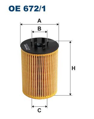 Oil Filter FILTRON OE 672/1