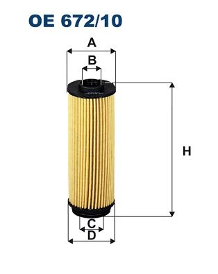 Oil Filter FILTRON OE 672/10