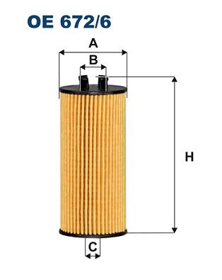Оливний фільтр FILTRON OE 672/6