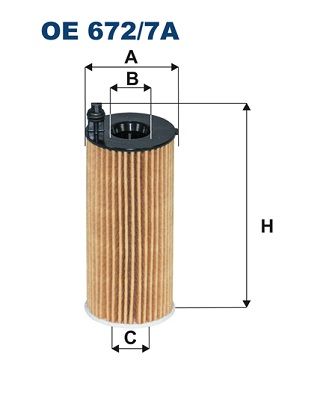 Alyvos filtras FILTRON OE 672/7A