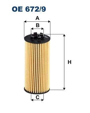 Alyvos filtras FILTRON OE 672/9