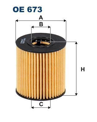 Alyvos filtras FILTRON OE 673