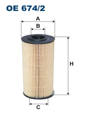 Oil Filter FILTRON OE 674/2