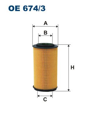 Oil Filter FILTRON OE 674/3