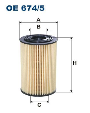 Alyvos filtras FILTRON OE 674/5