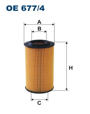 Oil Filter FILTRON OE 677/4