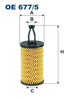 Alyvos filtras FILTRON OE 677/5