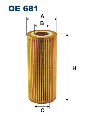 Hidraulinis filtras, automatinė transmisija FILTRON OE 681