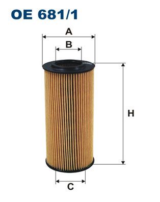 Hydraulic Filter, automatic transmission FILTRON OE 681/1