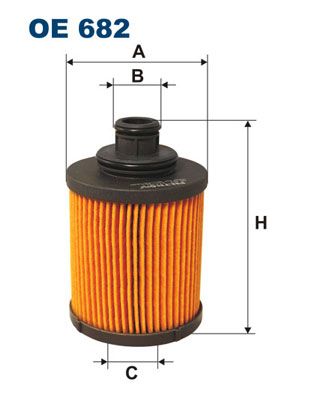 Alyvos filtras FILTRON OE 682