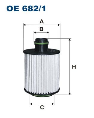 Alyvos filtras FILTRON OE 682/1