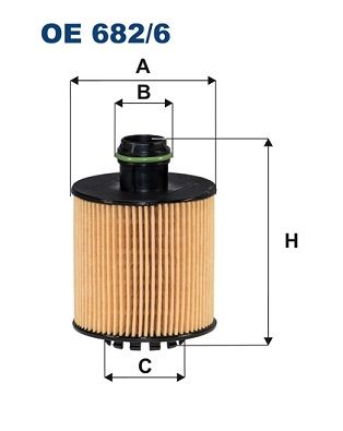 Oil Filter FILTRON OE 682/6