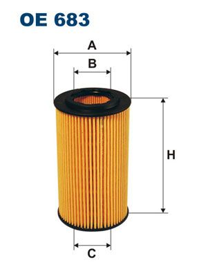 Alyvos filtras FILTRON OE 683