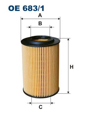 Alyvos filtras FILTRON OE 683/1