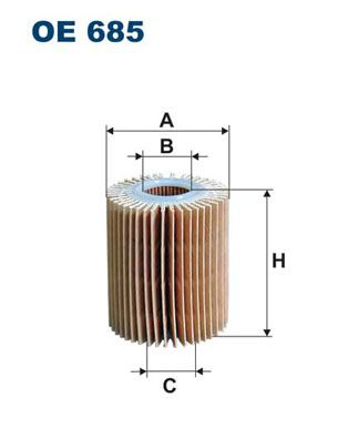 Alyvos filtras FILTRON OE 685