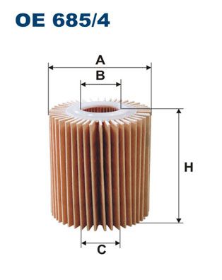 Alyvos filtras FILTRON OE 685/4