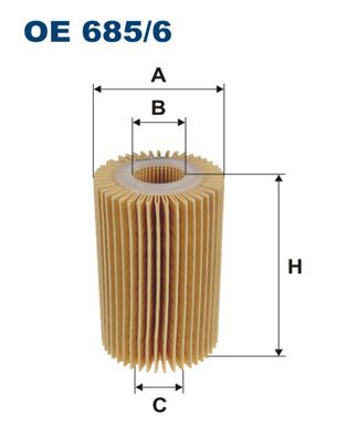 Alyvos filtras FILTRON OE 685/6