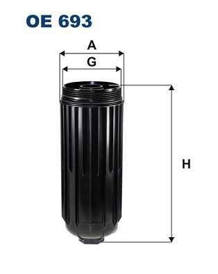 Alyvos filtras FILTRON OE 693