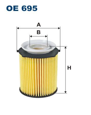 Alyvos filtras FILTRON OE 695