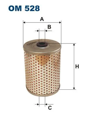 Filtras, hidraulinė sistema FILTRON OM 528