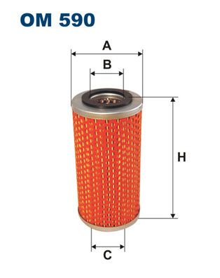 Alyvos filtras FILTRON OM 590