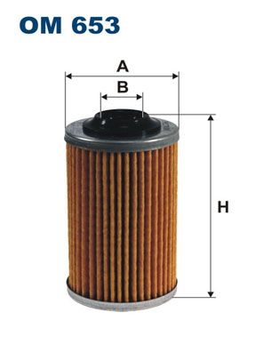 Alyvos filtras FILTRON OM 653