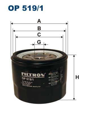 Oil Filter FILTRON OP519/1