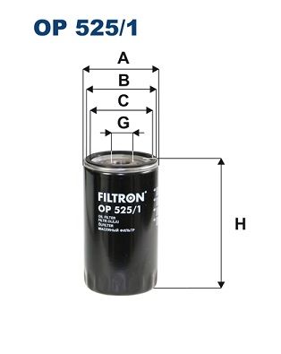 Oil Filter FILTRON OP 525/1