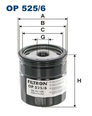 Alyvos filtras FILTRON OP 525/6