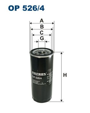 Alyvos filtras FILTRON OP526/4