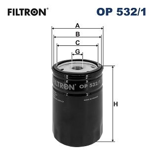 Alyvos filtras FILTRON OP 532/1