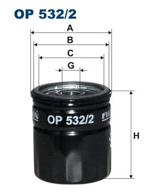 Oil Filter FILTRON OP 532/2
