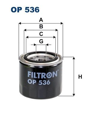 Alyvos filtras FILTRON OP 536